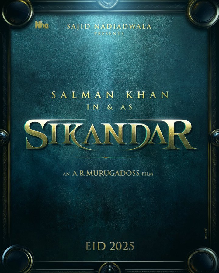 Sikander Salman Khan Announces His Next Film On Eid Gg