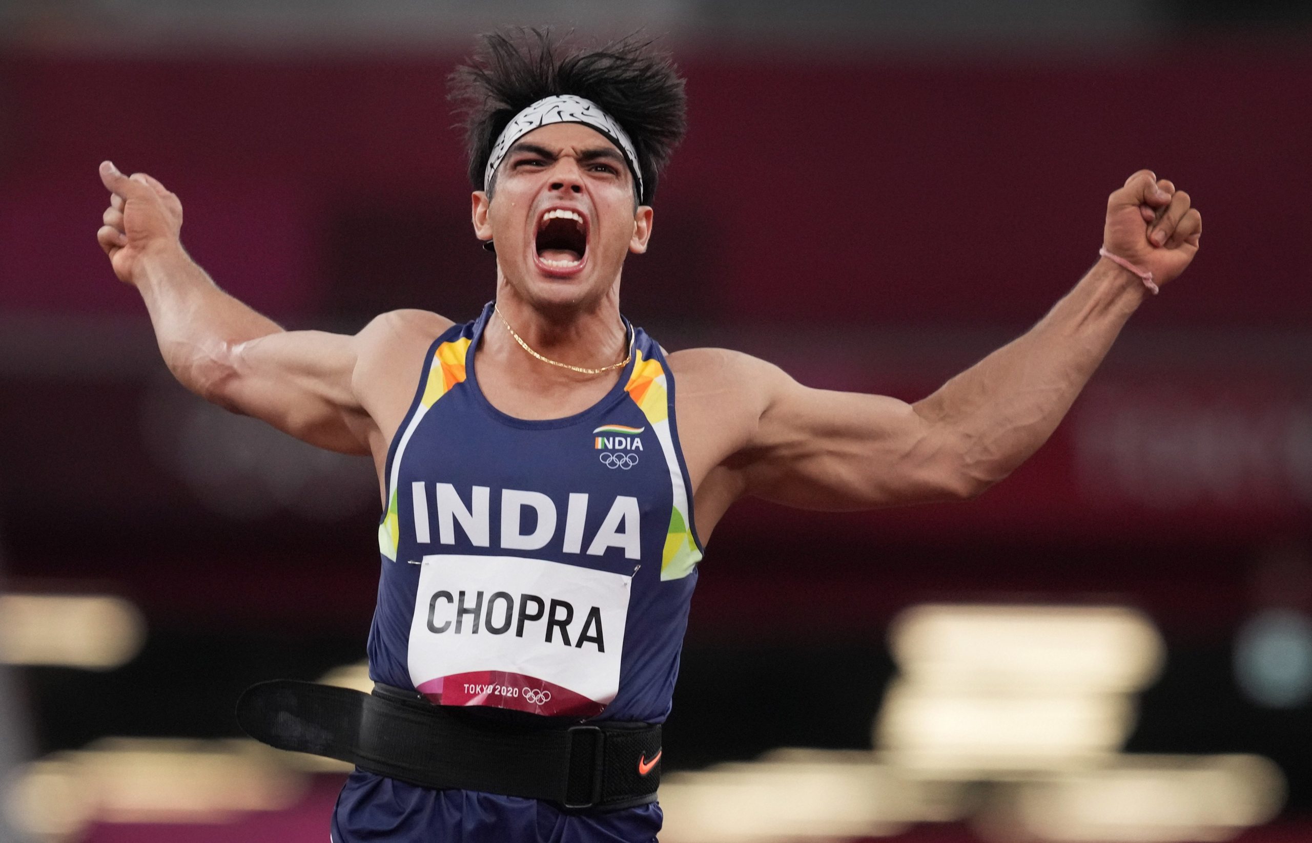 Watch video India’s Olympic gold medallist Neeraj Chopra breaks own