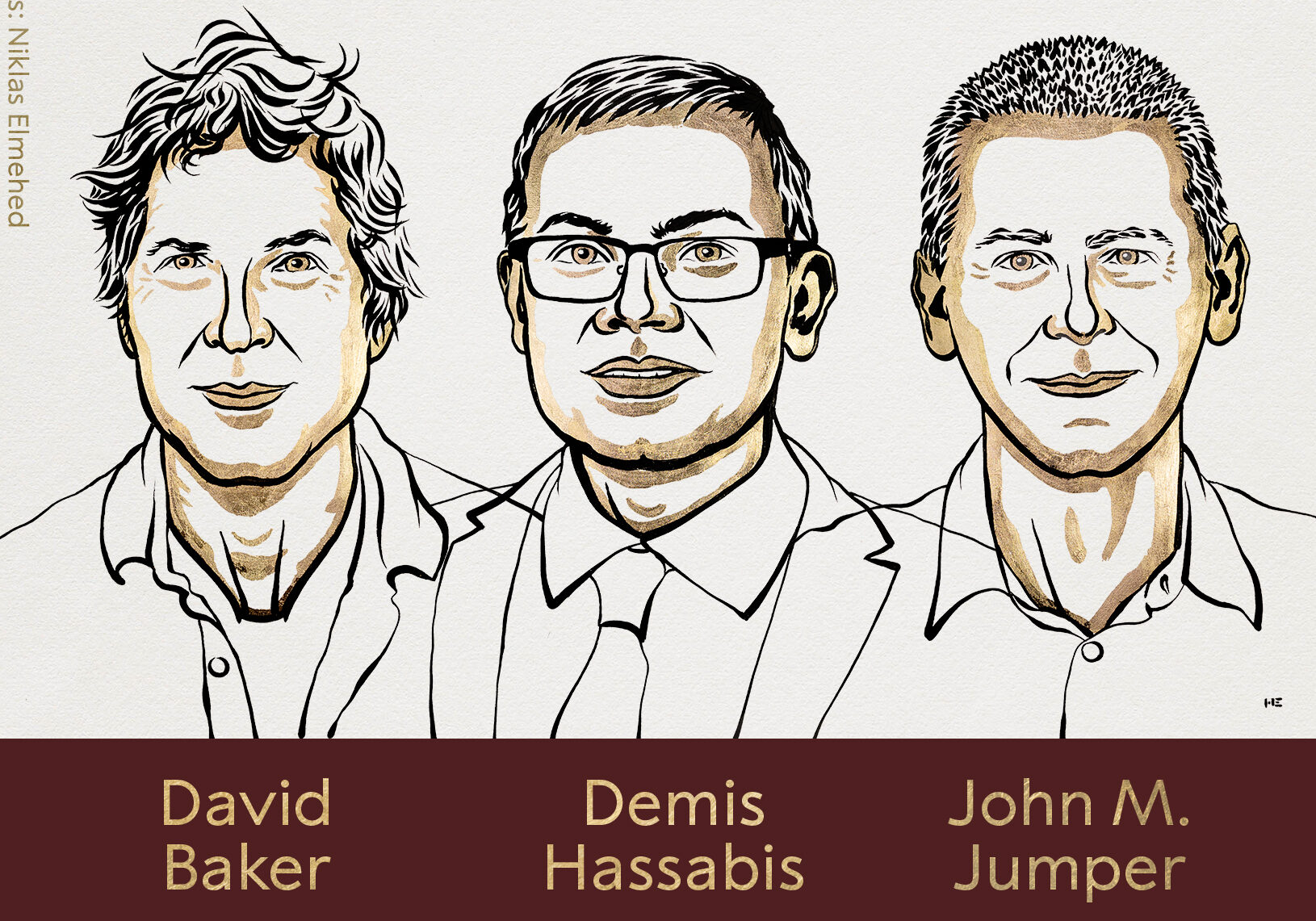 David Baker, Demis Hassabis, and John Jumper win 2024 Nobel Prize in