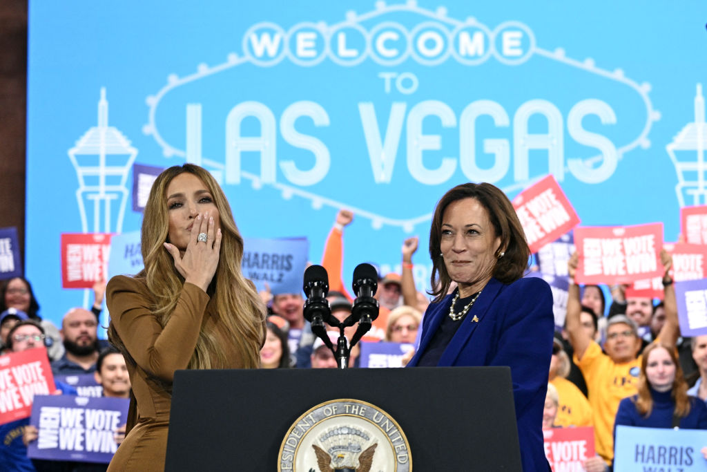 Jennifer Lopez’s emotional endorsement of Kamala Harris at Las Vegas